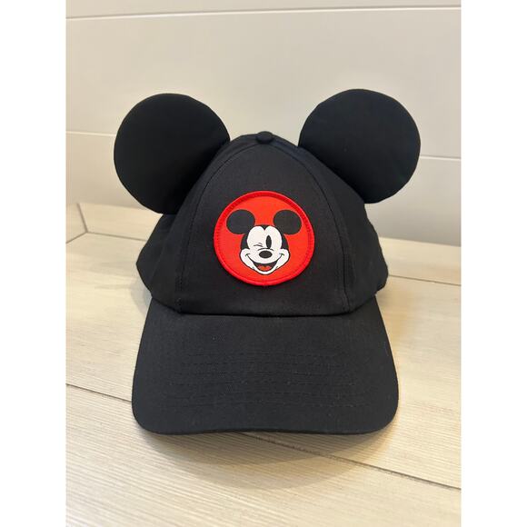 Disney Black and Red Mickey Mouse Hat - Picture 6 of 6